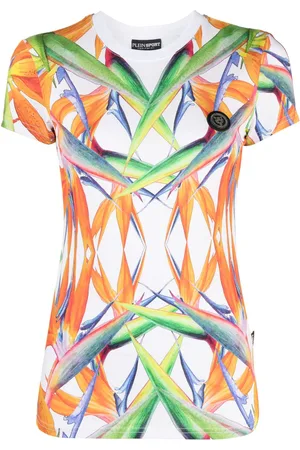 Philipp Plein T-shirt a fiori
