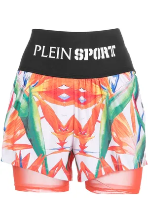 Philipp Plein Shorts sportivi a fiori