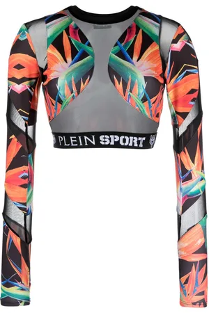 Philipp Plein Top a compressione con stampa