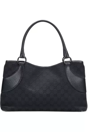 Gucci Donna Portafogli e portamonete - GG canvas tote bag - Nero
