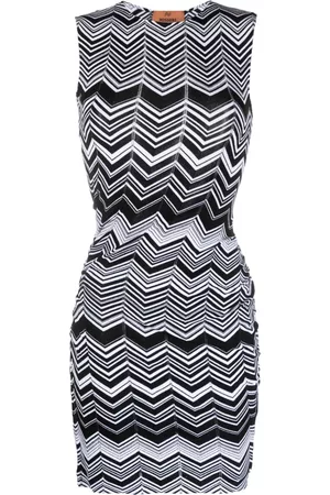 Missoni Donna Vestiti corti - Zigzag-pattern minidress - Nero