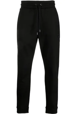 HUGO BOSS Pantaloni slim con applicazione