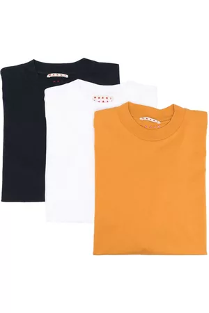 Marni Uomo T-shirt cotone - Short-sleeve cotton T-shirt set - Arancione