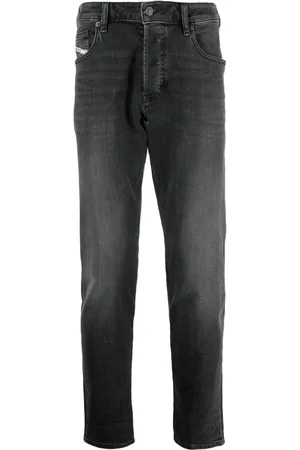 Diesel Jeans dritti D-Yennox con effetto schiarito