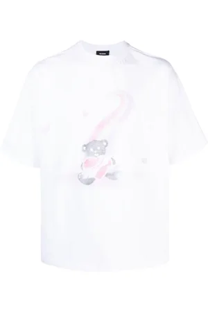 We11 Done T-shirt con stampa Teddy Bear