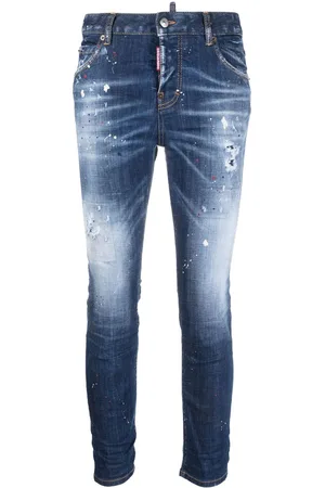 Dsquared2 Jeans skinny effetto schiarito