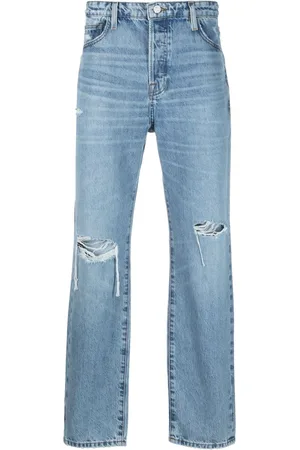 Frame Jeans dritti con effetto vissuto