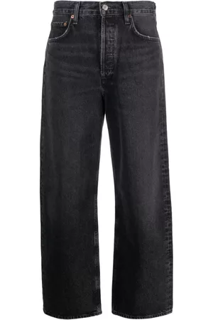 AGOLDE Donna Jeans a zampa & bootcut - Jeans crop a gamba ampia - Grigio