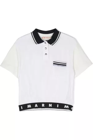Marni Polo - Polo con design color-block - Bianco