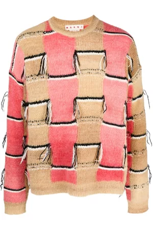 Marni Uomo Blazer - Blazer con ricamo geometrico - Toni neutri