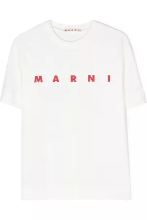 Marni T-shirt con stampa - T-shirt girocollo con stampa - Bianco