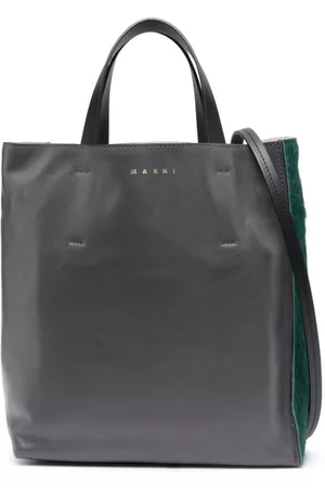 Marni Donna Shopper e tote bag - Borsa tote rettangolare - Verde