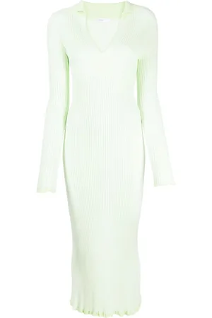 ROSETTA GETTY Abito stile polo a maniche lunghe