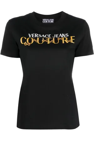 VERSACE T-shirt Logo Couture con stampa