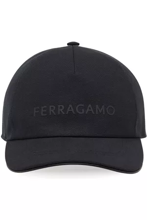 Salvatore Ferragamo Uomo Cappelli con visiera - Baseball cap with brand name - Nero