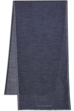 Salvatore Ferragamo Uomo Sciarpe - Sciarpa con motivo jacquard - Blu