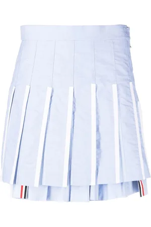 Thom Browne Gonna a vita alta plissettata