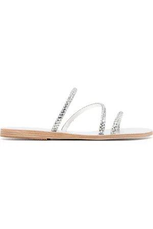 Ancient Greek Sandals Sandali Polytimi con cristalli