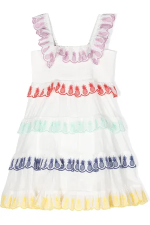 ZIMMERMANN Abito Raie con arricciature