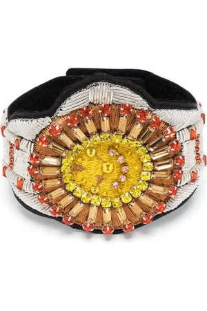 WALTER VAN BEIRENDONCK Bracciale rigido Sun con ricamo