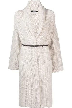 Fabiana Filippi Cardigan lungo con cintura
