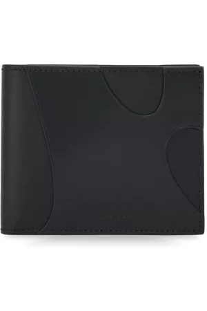 Salvatore Ferragamo Uomo Portacarte - Cut-out detailing leather wallet - Nero