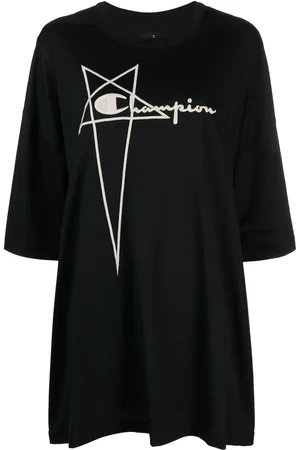 Rick Owens T-shirt con ricamo
