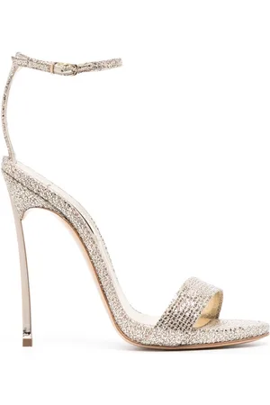 Casadei Sandali Blade metallizzati 120mm