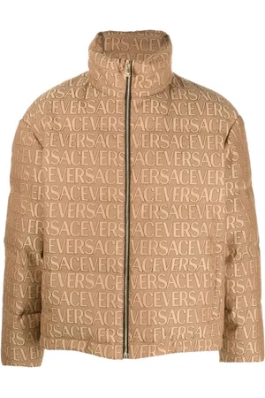 VERSACE Piumino con stampa