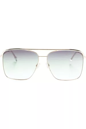Isabel Marant Occhiali da sole - Gradient-lenses square-frame sunglasses - Oro