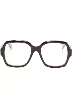 Chloé Donna Occhiali da sole - Tortoiseshell square-frame glasses - Marrone