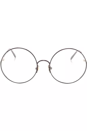 Chloé Occhiali da sole - Thin-arms round-frame glasses - Marrone