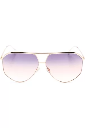 Isabel Marant Occhiali da sole - Gradient-lenses pilot-frame sunglasses - Oro