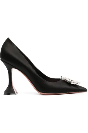 Amina Muaddi Pumps Begum con cristalli 95mm