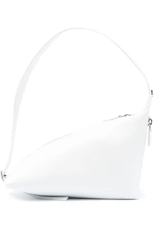Courrèges Borsa a spalla Racer in pelle
