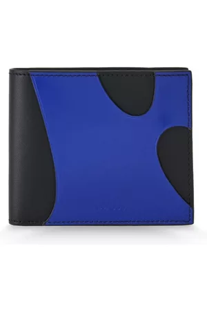 Salvatore Ferragamo Uomo Portacarte - Logo-debossed cut-out wallet - Blu