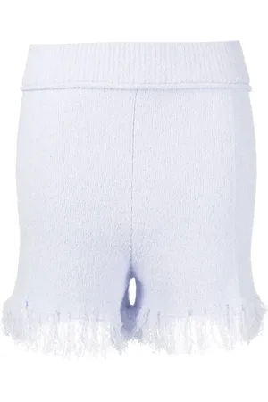 RUS Shorts Soba con orlo sfrangiato