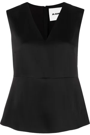 Jil Sander Top con scollo a V