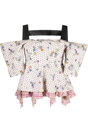 Natasha Zinko Blusa con spalle scoperte