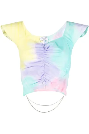Collina Strada Top con fantasia tie dye