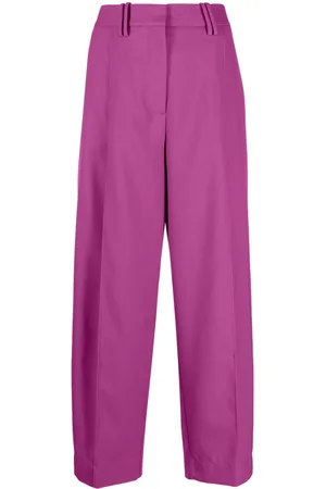 Ganni Pantaloni dritti con pieghe