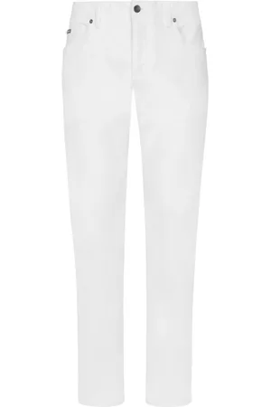 Dolce & Gabbana Jeans slim con placca logo