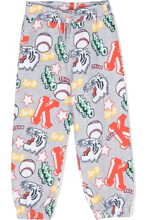 Kenzo Pantaloni sportivi con stampa grafica