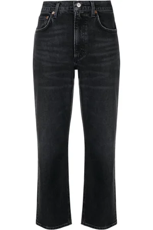 AGOLDE Jeans crop a vita bassa