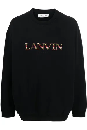 Lanvin Felpa girocollo con ricamo
