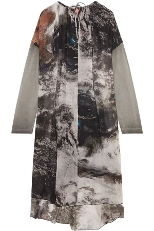 Diesel Abito midi D-Lav con stampa