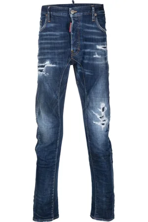 Dsquared2 Jeans slim con effetto vissuto