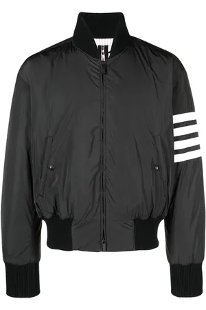 Thom Browne Bomber con dettaglio a righe