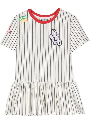 Kenzo Abito a righe con applicazione