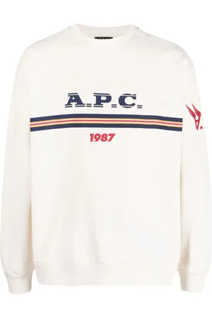 A.P.C. Felpa Adam con stampa